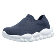 Sinosky Toddle Kids Boys Girls Comfortable Sock Casual Shoes Light weight Walking Shoes Athletic Slip on Sock Sneakers (size 5-12)